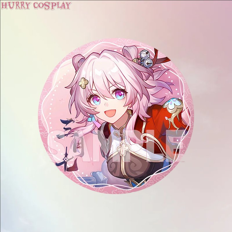 Honkai: Star Rail,Badge,Honkai Star Rail Character Badges 75mm Part 1